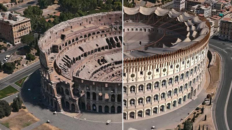 Colosseum var inte den enda amfiteatern i det Romerska riket…