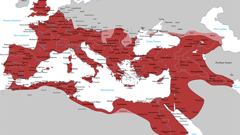 Det romerska riket stod för över 12% av jordens befolkning…