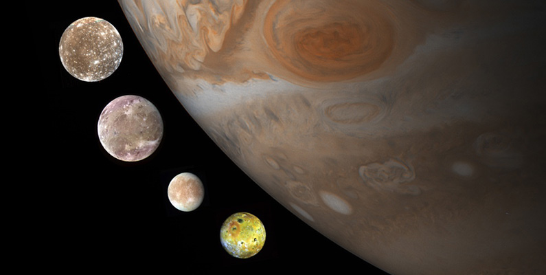 Hela 79 månar har upptäckts runt planeten Jupiter…