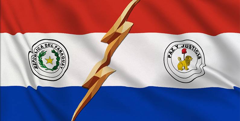 Flaggan för Paraguay är en av få flaggor i världen som har en annan design på vardera sida. På ena sidan av flaggan finns den nationella trikoloren med de traditionella färgerna röd, vit och blå, medan den andra sidan av flaggan visar statsvapnet för landet. Detta gör Paraguays flagga unik jämfört med de flesta andra nationsflaggor. På bilden nedanför ser du de två olika sidorna av flaggan.