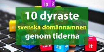 10 dyraste svenska domänerna genom tiderna
