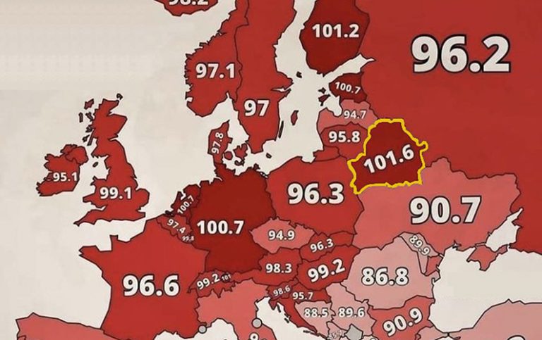 10 länder med den högsta genomsnittliga IQ