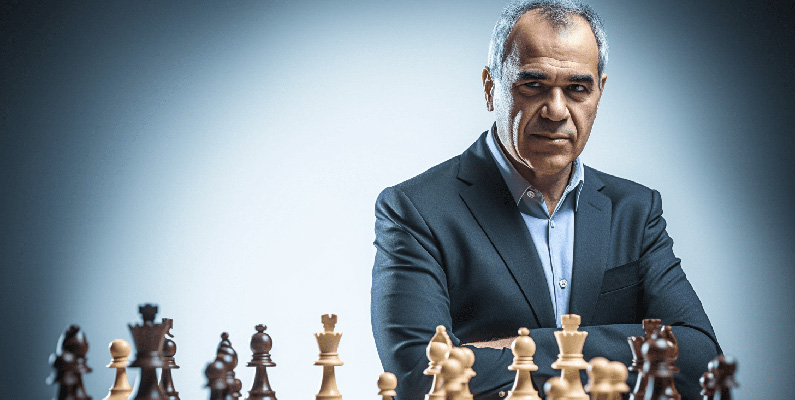 10 personer med världens högsta IQ:
#8: Garry Kasparov
Uppskattad IQ: 190…