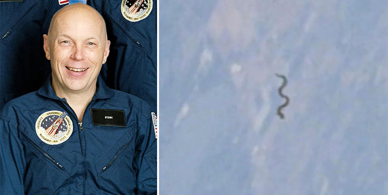 NASA-astronauten Story Musgrave som hävdade att han såg "ål-liknande varelser" vid hela två tillfällen…