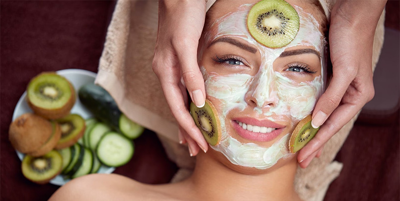 Kiwi har även blivit en populär ingrediens för hemmagjorda ansiktsmasker…
