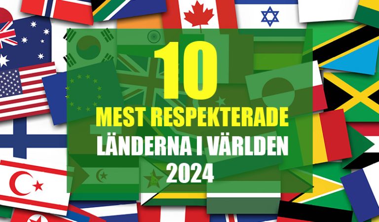 10 mest respekterade länderna i världen (2024)