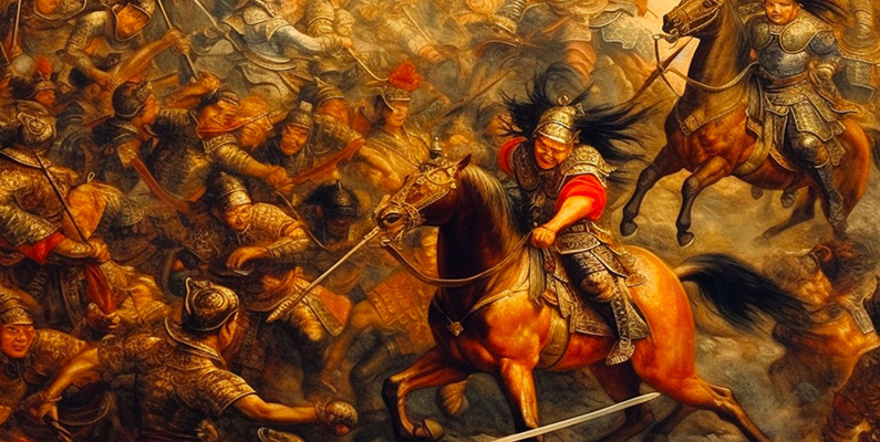 10 dödligaste krigen någonsin:
#3: De tre kungadömenas krig.