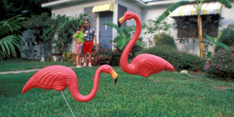 Det finns fler plastflamingos i USA än vad det finns verkliga flamingos i världen…
