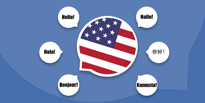 Dessa språk talas mest i USA…