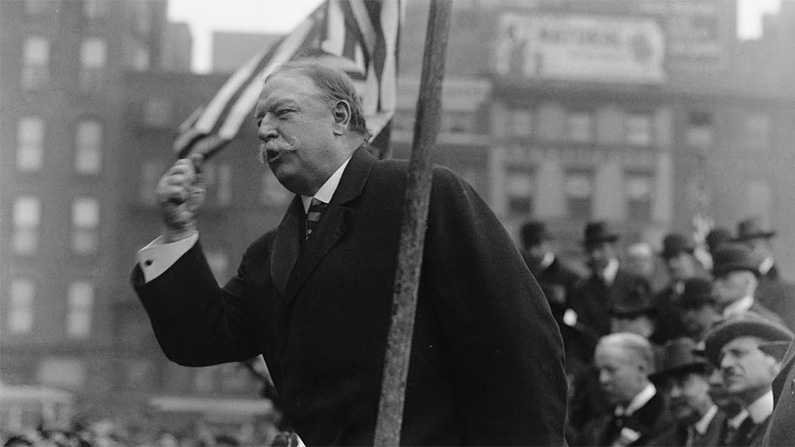 President William Howard Taft var ansvarig för att det första ovala rummet byggdes i Vita Huset 1909…