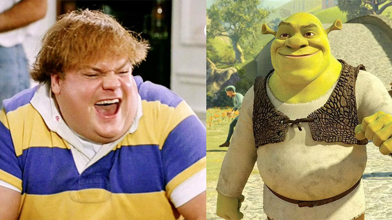 Från början var Chris Farley den ursprungliga kandidaten för att göra rösten till Shrek…