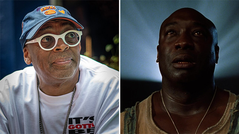 Regissören Spike Lee var högst kritisk för skildringen av karaktären John Coffey i Den Gröna Milen…