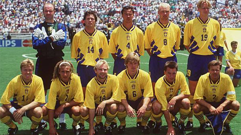 Sverige vinner bronsmedalj i fotbolls-VM 1994…