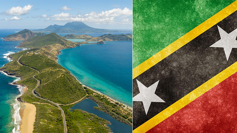 De 10 minsta länderna i världen:
#8: Saint Kitts och Nevis.