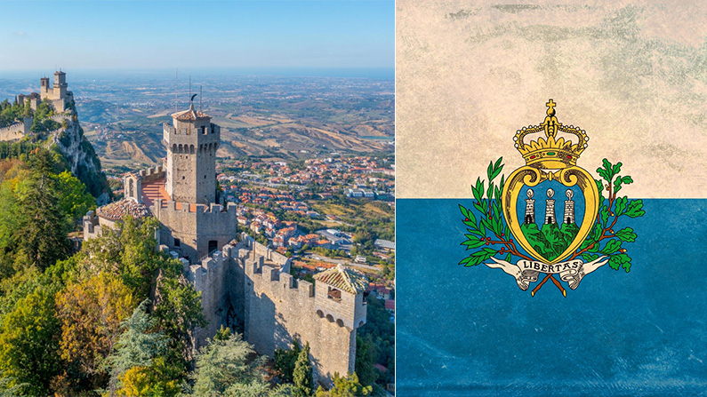 De 10 minsta länderna i världen:
#5: San Marino.